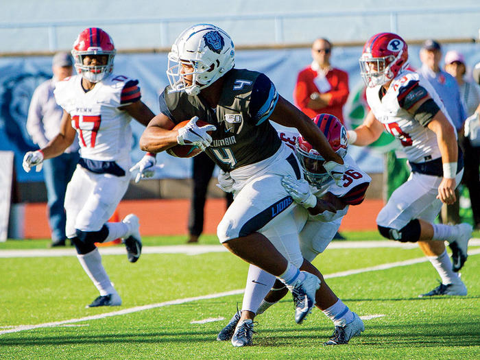 Columbia Lions football team at 2019 homecoming 