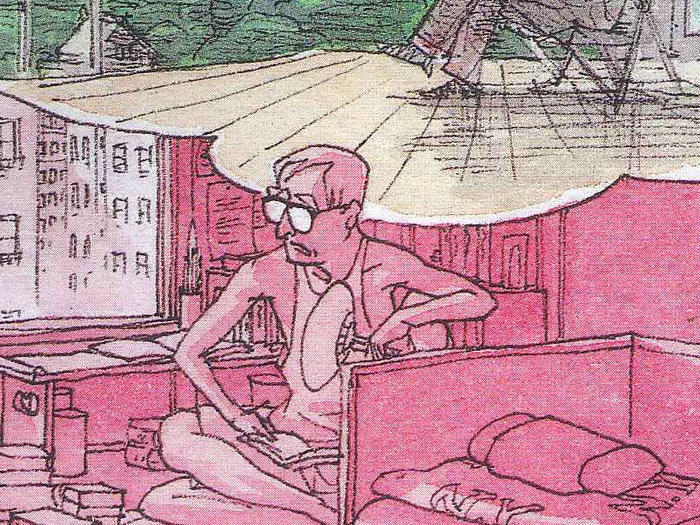 Illustration from Donald Keene's "Chronicles of My Life"