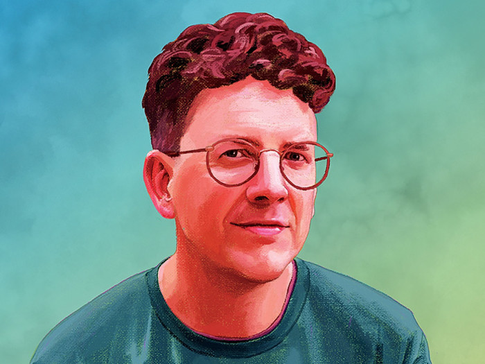 Illustration of Sam Knight by Michelle Kondrich