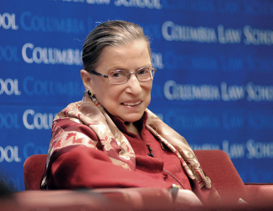 Ruth Bader Ginsburg at Columbia in 2012