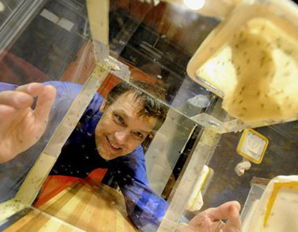 Szabolcs Marka in lab