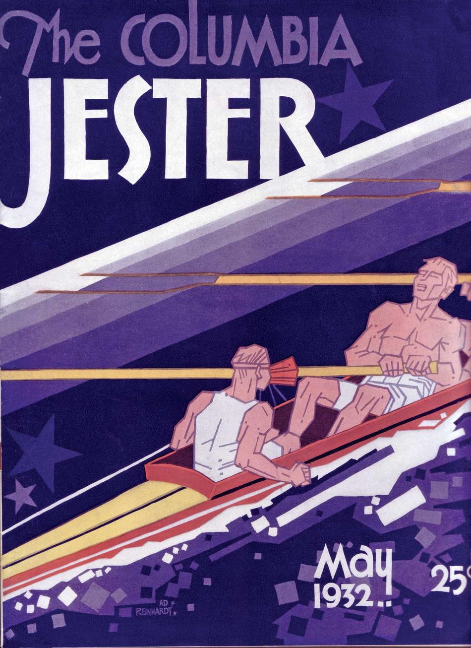 May 1932 edition of the Columbia Jester, with cover art by Ad Reinhardt