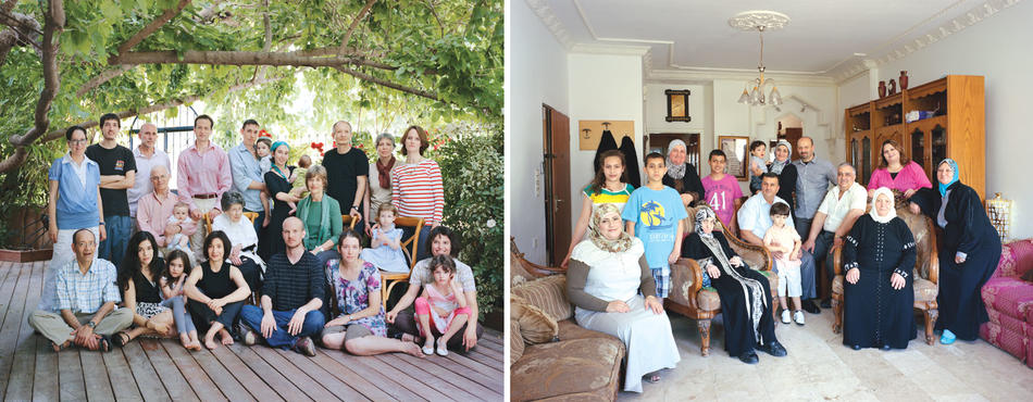 Families of Ruth HaCohen and Niveen Abuleil, subjects of "In Jerusalem" by Lis Harris