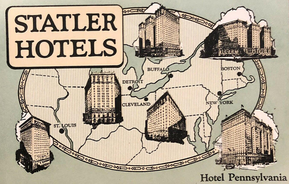 Lobby card for the Hotel Pennsylvania