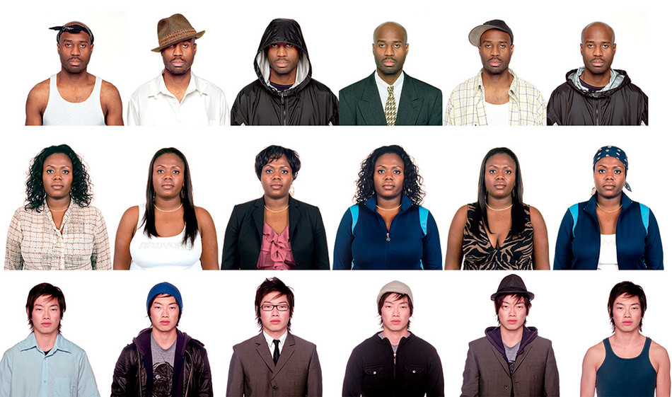 Panels from "Our Kind of People" by Bayeté Ross Smith, displayed at Columbia Law School