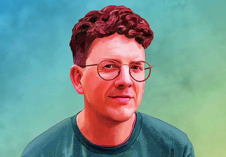 Illustration of Sam Knight by Michelle Kondrich