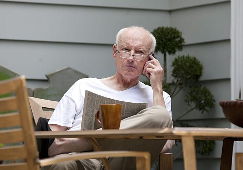 James Rebhorn in Homeland