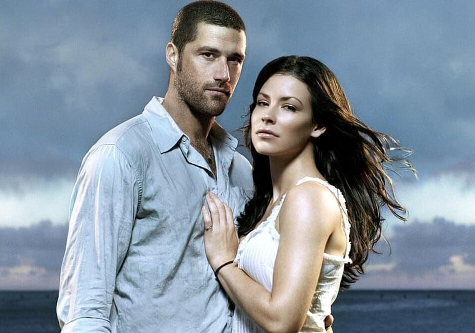 Matthew Fox and Evangeline Lilly in Lost