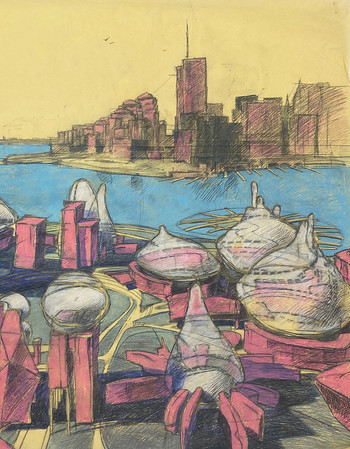 Michael Sorkin and his studio’s concept for New York City’s Governors Island.